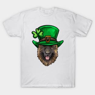 St Patricks Day German Shepherd T-Shirt